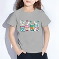 thumbnail image 2 of EnJoCho Kids Easter Tops Toddler Boys Girls Cartoon Bunny Pattern Tshirt Easter Fashion Clothes Rabbit Short Sleeve Crewneck Tee Outfits Princess Vest Shirt Top, 2 of 6