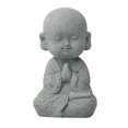 thumbnail image 3 of Dalazy Statue Classique de Bouddha en Résine Artisanat de Collection pour Bureau Extérieur Voiture Assis, 3 of 9