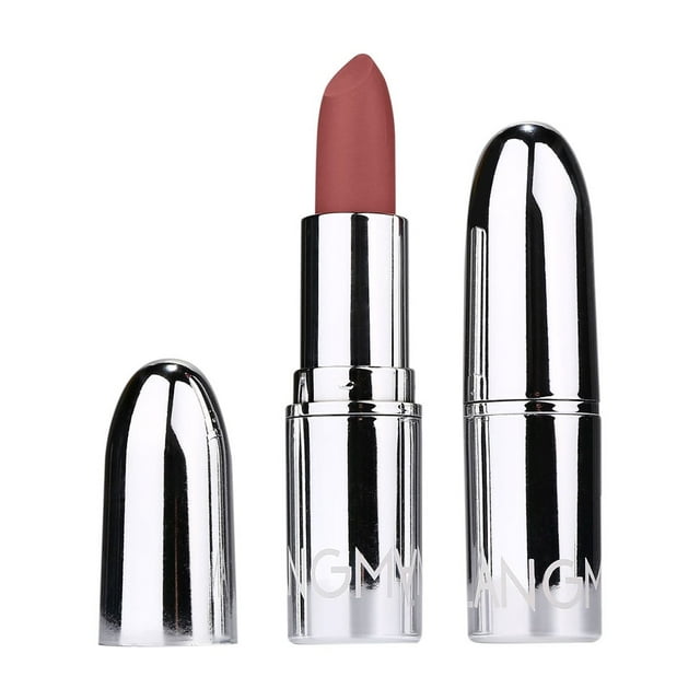 Rouge à Lèvres Mat, Couleur Longue Durée, Formule Antiadhésive, Pigmentation Riche, pour Usage Quotidien, Hydratant, Application Fluide, Vegan, 0.15oz, pour Bureau/voyage, Maquillage Professionnel, Couleur pour les Lèvres