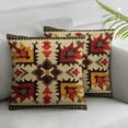 thumbnail image 3 of Shangniulu Ethnic Pattern Throw Pillow Cover, Set of 2 Tribal Print Pillow Cover Case, American Throw Pillow Case Funny Quotes Cushion Cover White, 3 of 7