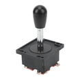 thumbnail image 2 of Joystick Arcade con cabeza esférica ovalada negra, clásico, para máquina de juegos, 2 of 14