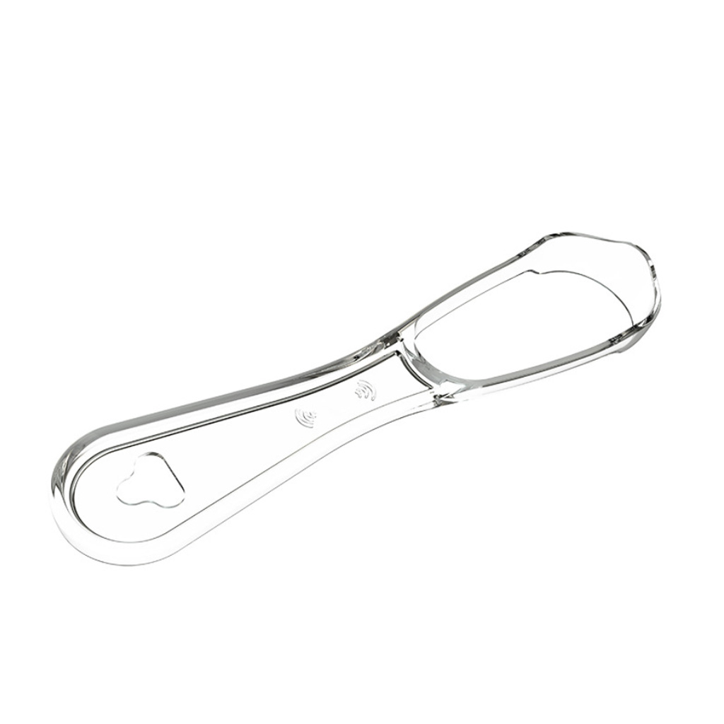 HESITONE Adult Tongue Scraper Food Grade Plastic Double Sided Oral Care