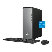 كمبيوتر سطح المكتب HP OmniDesk Slim Intel Core i5 16GB RAM 512GB SSD Windows 11 Home Meteor Silver