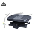 thumbnail image 3 of HOMCOM Repose-Pieds sous Bureau Ergonomique Réglable avec Surface Texturée de Massage, 3 Positions de Hauteur, Inclinaison à 30 Degrés, pour Maison, Bureau, 3 of 10
