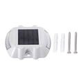 thumbnail image 2 of Solar LED Pathway Marker LED Dock Light Waterproof Security Warning Lights White LED Light Road Stud Light for Patio Yard Home Pathway Stairs Garden (Green Light), 2 of 4