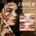 thumbnail image 2 of 4 Tip Eyebrow Pencil with Spoolie Brush, Hair Like Brow Pen for Natural Looking Brows, Long Lasting Eyebrow Makeup for Filling Shaping Defining Brows.(Black), 2 of 7