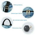thumbnail image 7 of FORMRS Women's Travel Backpack Purse Anti-Theft Hidden Pockets Casual Shoulder Bag, Blue Watercolor Ocean Waves, 7 of 7