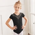 thumbnail image 1 of Ropa de baile para niños, ropa de práctica de verano para mujer, falda de ballet para niña pequeña, ropa de actuación dividida de manga corta, traje, 1 of 2