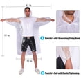 thumbnail image 2 of Ponchos de lluvia COOY desechables de emergencia, paquete de 10 unidades para adultos, 2 of 7