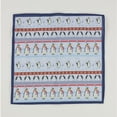 thumbnail image 2 of bar III Mens Penguin Pocket Square, Blue, One Size, 2 of 2