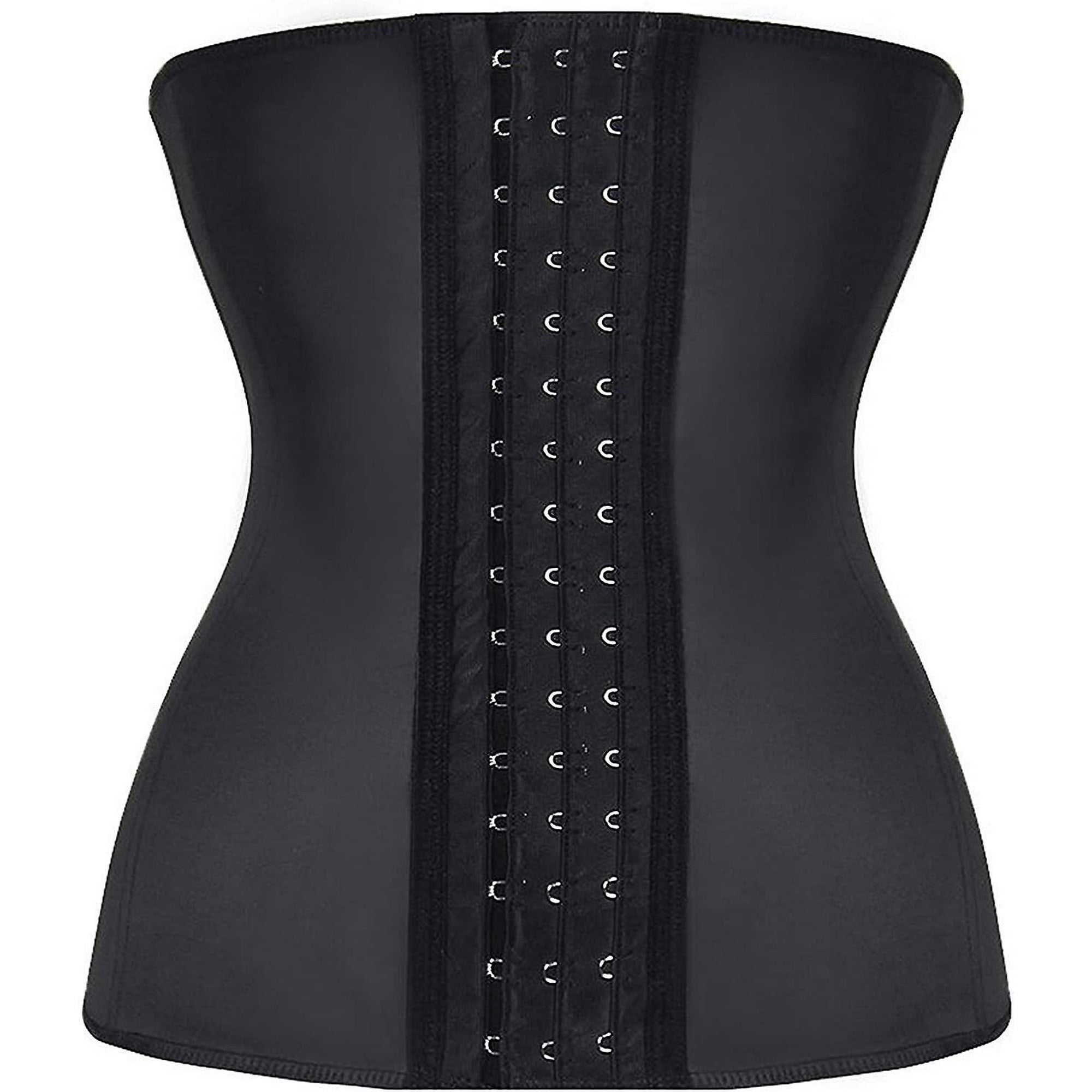 Dww femme Gaine Amincissante Ventre Plat Latex Corset Minceur Waist Trainer Sport Body Gainant