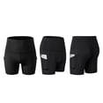thumbnail image 4 of Houderco Shorts Deportivos De Elasticidad Para Yoga Y Tenis Con Cómodo Negro, 4 of 8