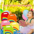 thumbnail image 2 of Rainbow Treat Boxes Candy Gable Boxes Party Cake Boxes Colorful Gift Boxes for Birthday Party 6 colors 24 Pack, 2 of 6