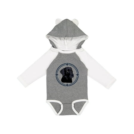 

Inktastic Labrador Retriever Black Lab Gift Baby Boy or Baby Girl Long Sleeve Bodysuit