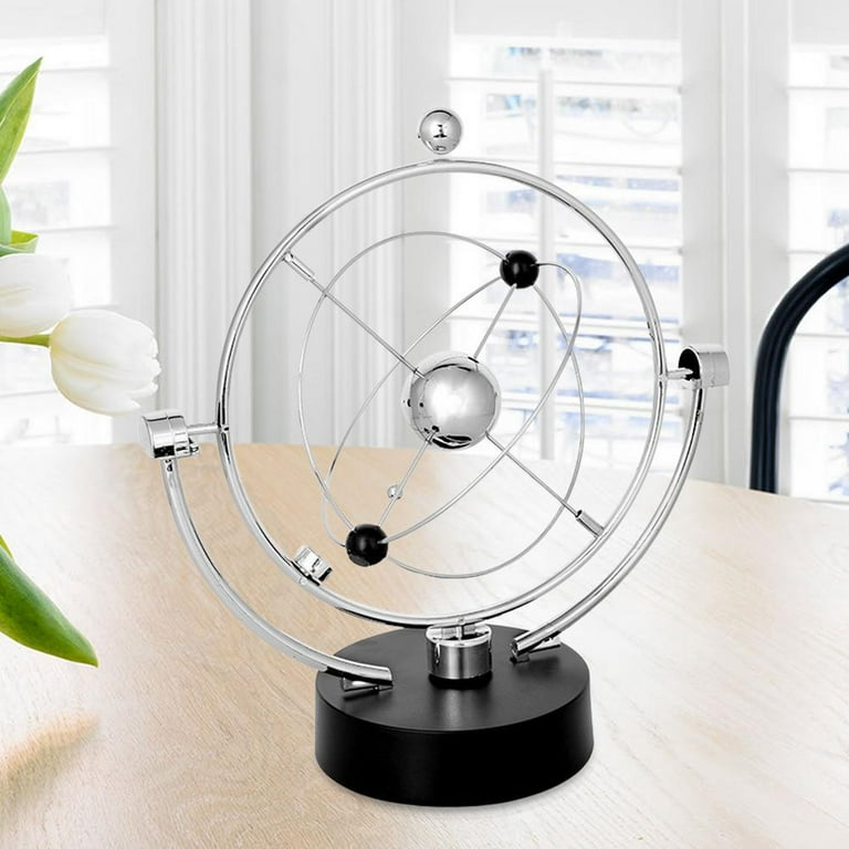 Famure Kinetic Art Perpetual Motion Swing Ball Orbital Electric