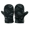 thumbnail image 4 of XFHLMJFF Toddler Mittens Boys Girls Gloves Cute Dinosaur Print Snow Gloves Baby Winter Warm Windproof Thicken Cold Weather Outdoor 2-4Y, 4 of 4