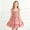 Red, variant on Teen Girl's Summer Sleeveless Dress Square Neck Red A-Line Dress With Pleated Decoration And Elastic Waistband Casual Party Dress 13-14 Years