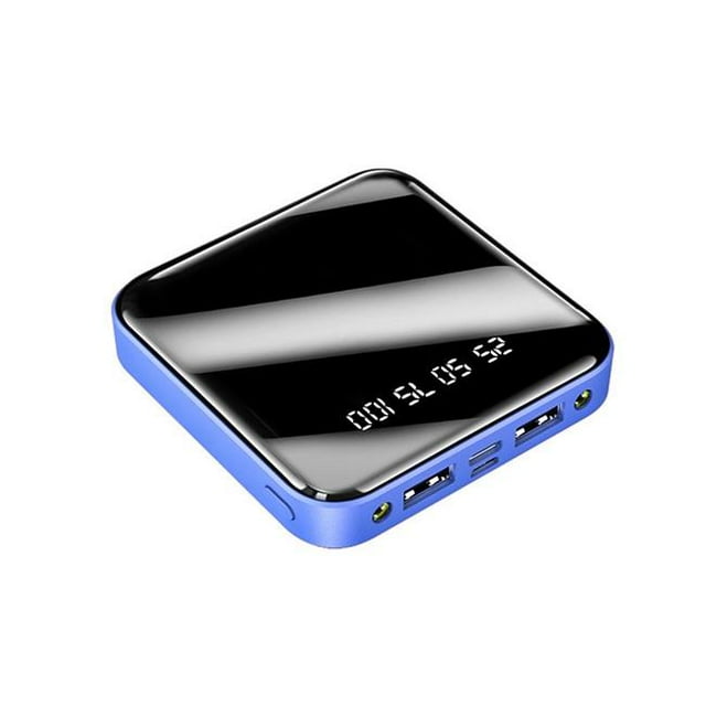 Zunammy ZTP004-10K-BL Square Portable Wireless Charging Power Bank, Blue
