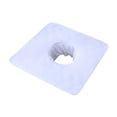 thumbnail image 2 of Toalla de mesa de con microfibra de orificio de cara, cómodo, resistente, toalla de , toalla facial reutilizable para salones spa belleza, 2 of 8