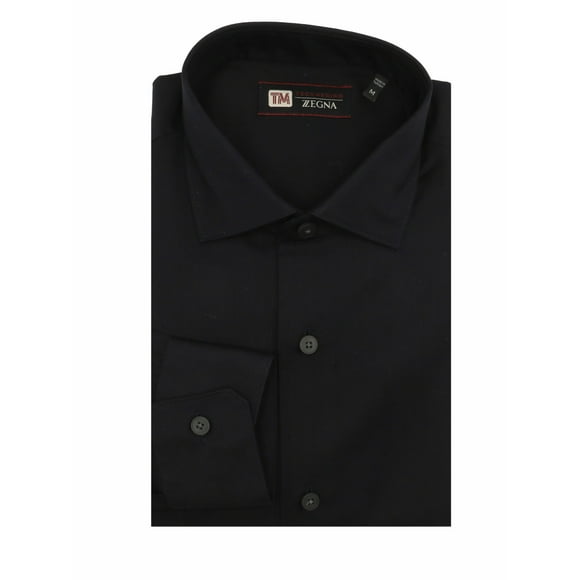 Ermenegildo Zegna Men's Navy Regular-fit Dress shirt - M