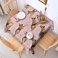 thumbnail image 2 of German Shepherd Square Tablecloth,Waterproof Square Table Cover,Wipeable Spillproof Washable Table Cover for Home Kitchen Party Decor 60"x60"(152x152cm), 2 of 6