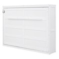 thumbnail image 4 of Plus Récent Lit Escamotable Mural Pleine Grandeur, Blanc, 4 of 9