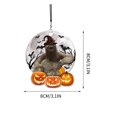 thumbnail image 3 of Naittoop Color Printed Pumpkin Halloween Decorations Car Hangers Home Decoration Hangers, 3 of 5