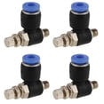 thumbnail image 4 of Conector Neumático 20 Piezas ANGGREK OD 4mm Tubo M5 Control De Velocidad Del Aire, 4 of 8