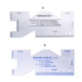 thumbnail image 5 of Naiovety DIY Costura Regla Acolchar Rejilla Corte Costura Sastre Estudiante Artesanía De coser plata y azul Naiovety HA024628-02, 5 of 5