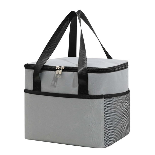 Bolsa Térmica para El Almuerzo Unisex - Fiambrera Reutilizable para La Oficina, Picnic, Senderismo y Playa - Bolsa Organizadora a Prueba de Fugas con Correa para El Hombro