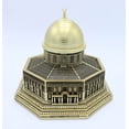 thumbnail image 5 of Modefa Turkish Islamic Home Table Decor Showpiece Gift Sculpture Replica Al Aqsa Mosque Dome of The Rock Jerusalem - Gold, 5 of 5