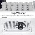 thumbnail image 3 of Table Glass Rinser 114mm Diameter 201 Stainless Steel Milk Tea Cup Washer Cleaner Glass Rinser Sink Attachment, 3 of 8