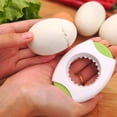 thumbnail image 4 of Yuarrent Cortador fácil de hacer huevos para abrir rápidamente la cáscara Cortador de huevos Abridor de cáscara Gadget de cocina Cocina y Comedor azul, 4 of 6