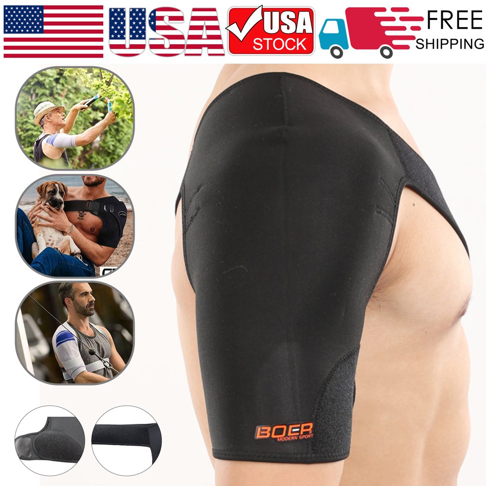 Shoulder Brace Rotator Cuff Compression Support Men, Women, Left