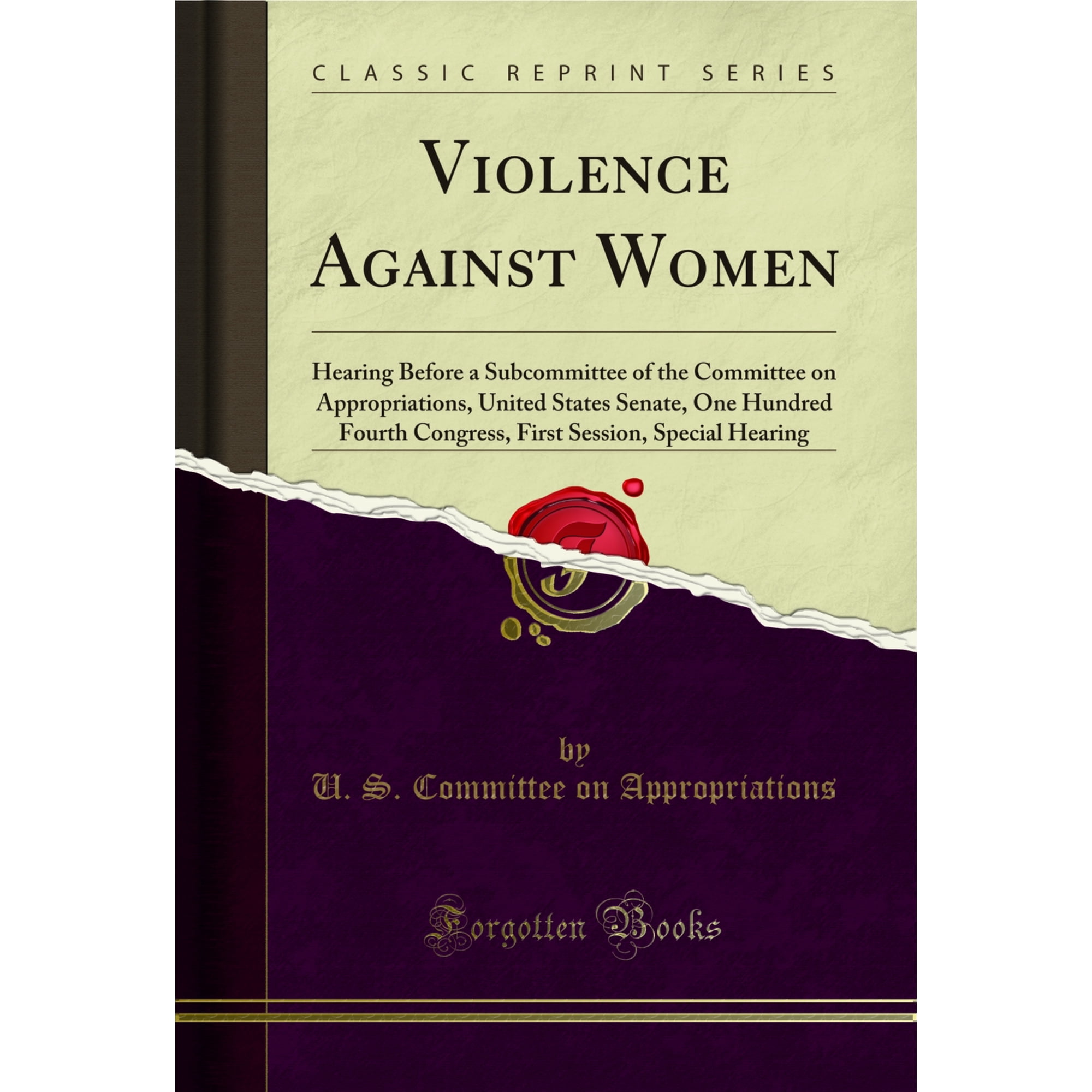 Violence Against Women (Classic Reprint)