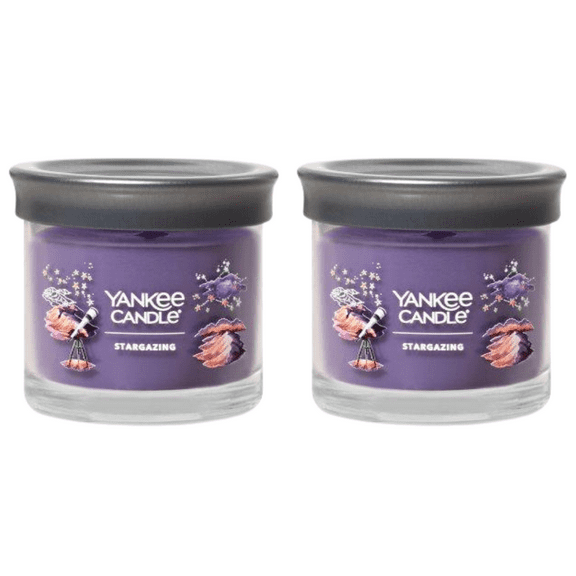 Yankee Candle Small Tumbler Scented Single Wick Jar Candle, Stargazing, 4.3 oz (Pack of 2)