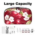 thumbnail image 3 of Cherry Digital Bag with Oxford Fabric, Waterproof and Protective, 5.9x9.44x3.14 in, for Hard Drive Bags, Storage Box, Cord Travel Organizer, Cable Organizer Bag, 3 of 6