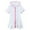 White, variant on Girls Swim Cover Up – Zip-Up Terry Beach Dress with Hood, Absorbent Bathing Suit Wrap Including Sunglasses