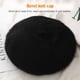 thumbnail image 2 of Qarigey Gorros de piel de boina, sombrero clásico de estilo coreano, tocado romántico de otoño, ropa de fiesta, suministros de ropa para mujeres y Sombreros negro Qarigey AP010201-04B, 2 of 6