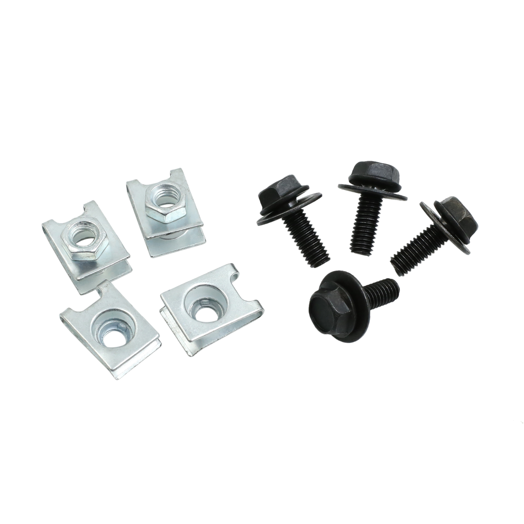 4pcs Metal Utype with Screws Clips Car Auto Fender Trim Moulding