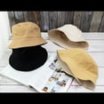 thumbnail image 3 of COCOpeaunt Popular Stripe Double-Sided Bucket Hat Women Girls Foldable Outdoor Chapeau Sun Prevent Hats Cotton Fisherman Cap Female Panama, 3 of 6
