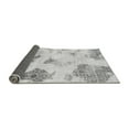 thumbnail image 2 of Ahgly Company Indoor Square Abstract Gray Modern Area Rugs, 6' Square, 2 of 4