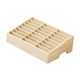thumbnail image 2 of Luzkey Mobile Phone Storage Box, Desk Organizer with 24 Compartments, Rectangular, Made of [material], Multifunctional, Mobile Phone Management for Classroom Wooden color, 2 of 8