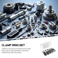 thumbnail image 3 of KAKOWELY retaining rings 320pcs Retaining Rings Snap Rings Assortment Kit External Retaining Rings Convenient Retaining Rings Retaining C-Clamps Small Clips Retainer Ring Clamps, 3 of 5