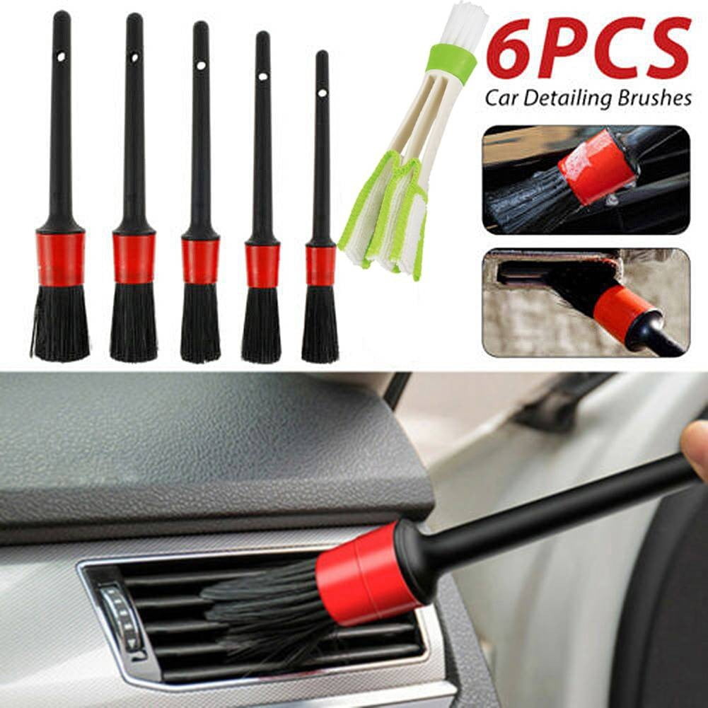 Soft Gentle Tips ULTIMA PRO 3x Car Detailing Brush set Valet Wheel Cleaning