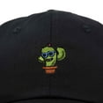 thumbnail image 2 of Dalix Cactus Embroidered Cap Cotton Baseball Summer Cool Dad Hat Mens in Black, 2 of 5