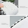 thumbnail image 4 of Toilet Seat Cover - Plush Warm Thick Padded Toilet Seat Cover Mat Non Slip Soft Toilet Seat Cushion Washable Bathroom Warmer with Self-Adhesive Tape, 4 of 8