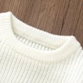 thumbnail image 6 of Bslissey Toddler Baby Girls Knitted Sweater Long Sleeve Letter Embroidery Warm Pullover Jumper Tops Infant Loose Knitwear for Casual Daily 6M 9M 12M 18M 24M 3T, 6 of 9