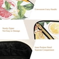thumbnail image 5 of FORMRS Makeup Bag Travel Cosmetic Organizer for Women Fold Flat Zipper Pouch with Handle, Grapefruit Slices, 5 of 8