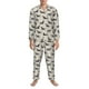 thumbnail image 3 of Balery Horse Pijama para Hombre de Dos Piezas con Manga Larga, Conjunto de Dormir y Descanso Suave con Bolsillos-Large, 3 of 7